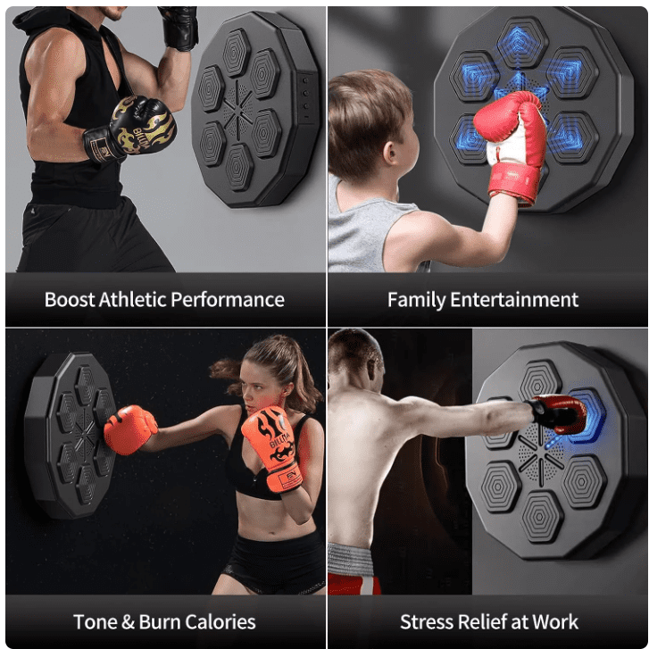 Shop The One-Punch™ Smart Music Boxing Machine with Createsomes.com, by  Createsomes